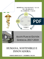 Ajuste Plan de Gestión Gerencial 2017 2019