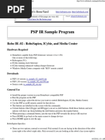 (AiboHack - Boneyard) PSP IR Sample Program