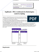 (AiboHack - Boneyard) SapBench - PDA Workbench For RoboSapien Control Scripting