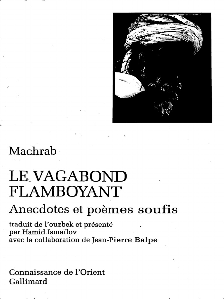 Le Vagabond Flamboyant Machrab Pdf Paradis Poesie