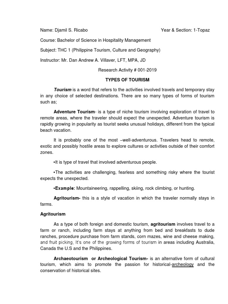 final-types-of-tourism-pdf-tourism-health-care
