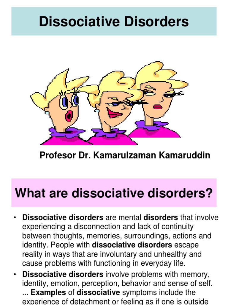 Amnesia Psikogenik dalam Kecelaruan Disosiatif | PDF | Dissociation ...