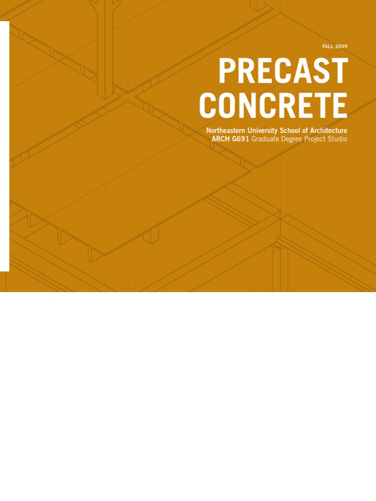 Precast Concrete System Overview | PDF | Precast Concrete | Column