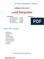 Canadian International College: Steel Structure