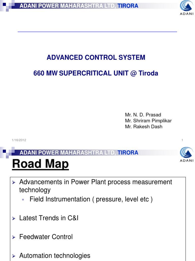 Advancements in Power Plant Technology | PDF | Programmable Logic ...