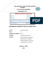 Diseño de zapata conectada para edificio universitario (máx. 40 chars