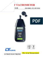 Contact Tachometer: Model: DT-2235B