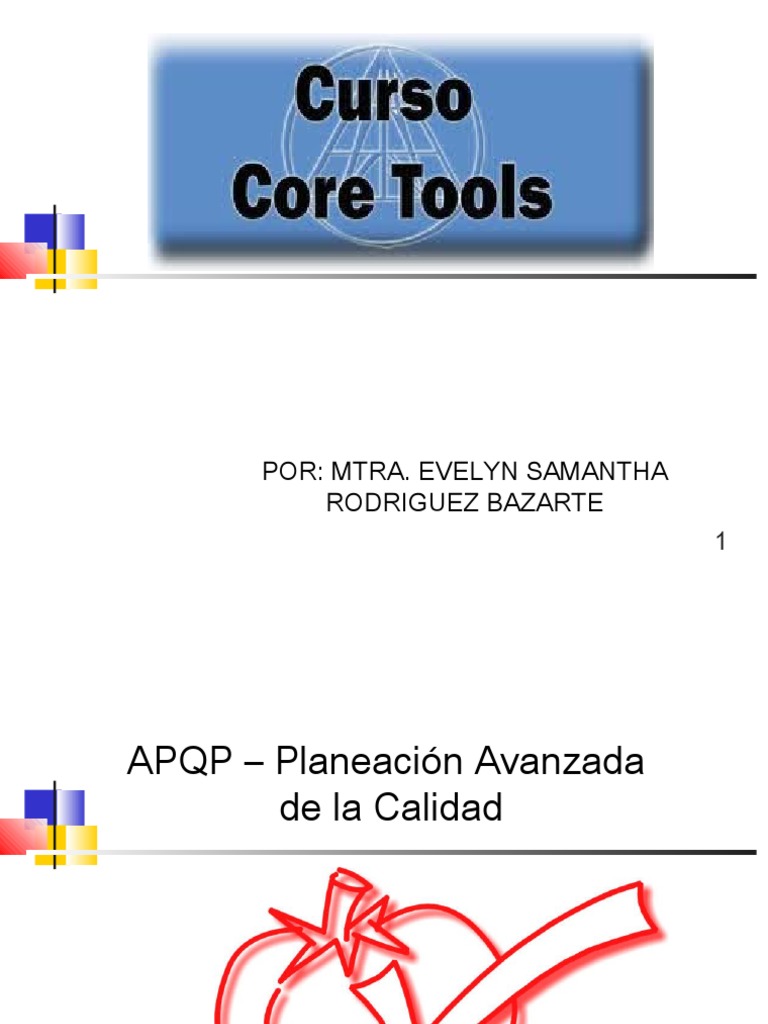 Curso de APQP y Core Tools en Español | PDF | Calidad (comercial ...