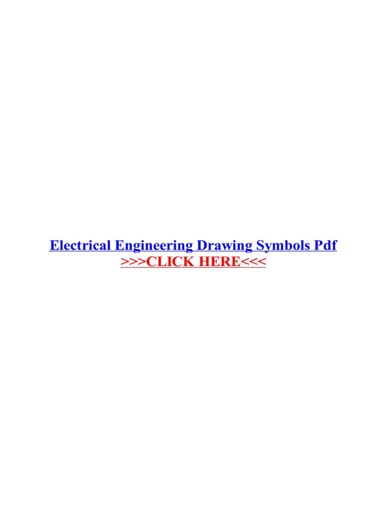 PDF Electrical Engineering Drawing Symbols PDF PDF Engineering P