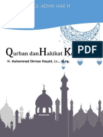 KHUTBAH IDUL ADHA 1440 H QURBAN DAN HAKIKAT KEMANUSIAAN