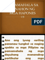 Pamamahala NG Mga Hapones Sa Pilipinas