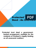 Protected Trust Deed An Overview