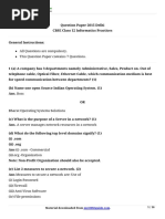 All Questions Are Compulsory. This Question Paper Contains 7 Questions