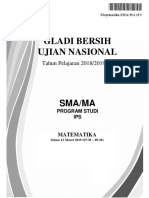 Gladi Bersih Unbk Mat Ips PDF