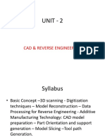 CAAD and Reverse Engineering