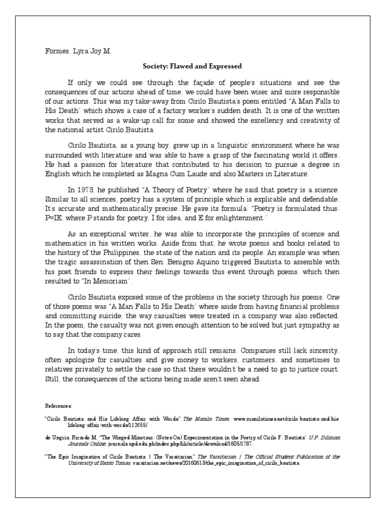 About his person poem analysis picture