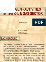 Hydrogen - Activities in The Oil & Gas Sector: R & D Centre, NTPC, Noida