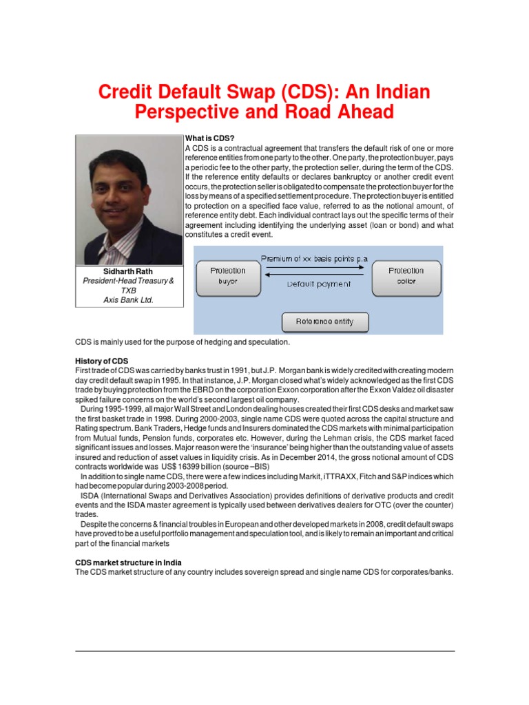 Understanding Credit Default Swaps in India | PDF | Credit Default Swap ...