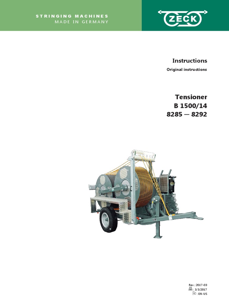 ZECK Puler PDF Motor Oil Machines