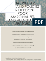 Social Welfare Laws and Policies For Different Poor Marginalized and Vulnerable Sectors