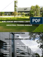 Kirloskar Brothers Limited O.M Projec