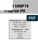 Paket Soal SNMPTN SMA IPA PDF