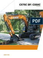 Excavator CX75C SR80C Brochure 201901