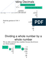 Find The Quotient of 12 ÷ 4 Set It Up Quotient Dividend (In The Box) Divisor (Out of The Box) 3