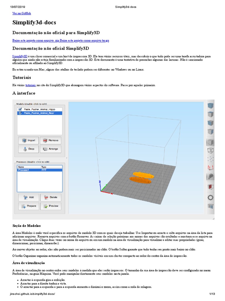 Simplify3d Tutorial | PDF | Macro (Ciência da Computação) | Janela ...