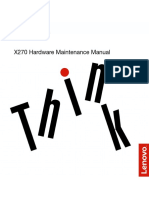 X270 Hardware Maintenance Manual