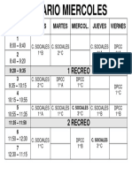 Horario 2019 SCJ Deportivo