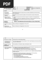 Learning ACTIVITIES ESP 10 First Quarter | PDF