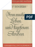 Kurt Eggers - Vom Mutigen Leben Und Tapferen Sterben