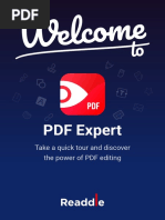 Welcome To PDF Expert