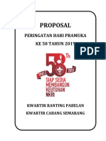 Proposal Hut Pramuka Ke 58 Tahun 2019