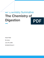 The Chemistry of Digestion