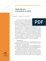 Igualdade Salarial e Regras de Proteção Ao Salário