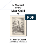 A Manual For The Altar Guild