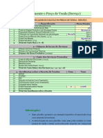 Formação de Preços de Serviços