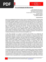 Ñpor Una Pedagogia Del Mlovimiento
