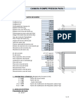 Calculo Estructural - Camara Rompe Presion DN 160mm