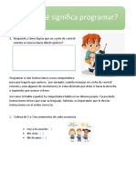 Programar es dar instrucciones a una computadora