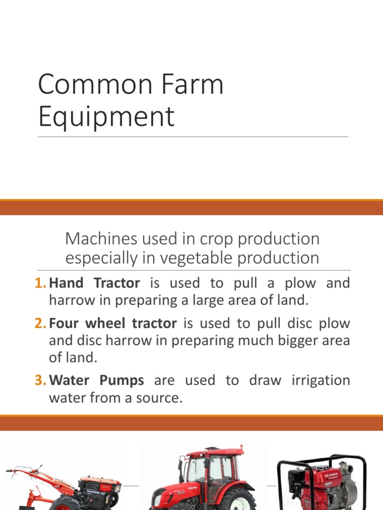 Common Farm Equipment PDF