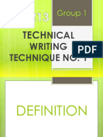 Technical Writing Techniques