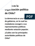 Cómo Es La Organización Política de Chile