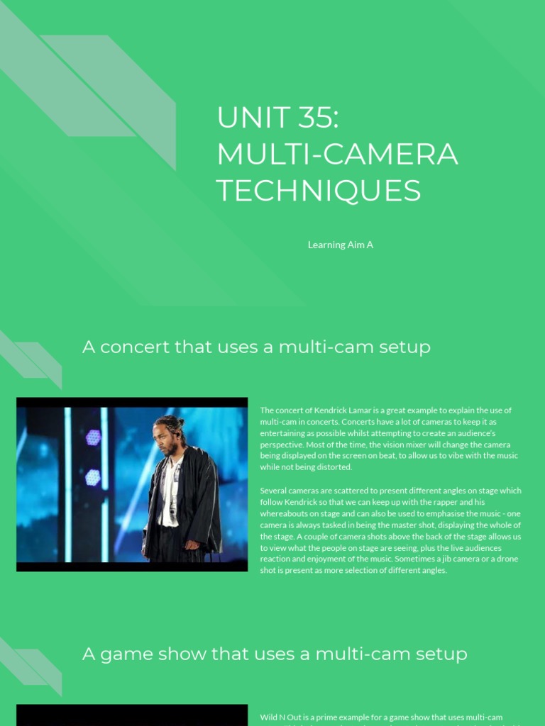 Multi-Camera Techniques in Production | PDF