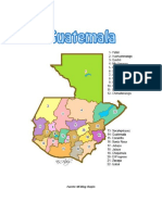 Mapa Departamentos de Guatemala