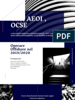 CRS, AEOI, OCSE, FATCA: Panama, Belize, Paradisi Fiscali Offshore