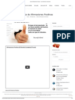 Lista de Afirmaciones Positivas – Ley de Atracción y Abundancia