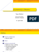 Beamer Prezentacija PDF